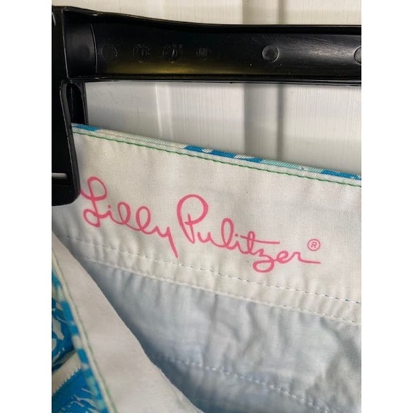 Lilly Pulitzer The Callahan Short Blue White Floral Size 00 - Picture 4 of 5